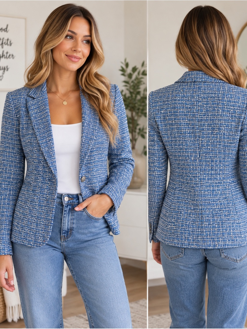 Free Assembly textured blazer in Size Small (4-6)